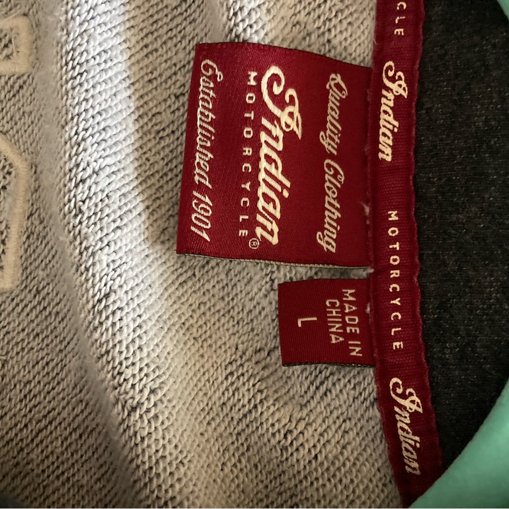 Indian Motorcycles Two-Tone Zip Front Jacket L - Picture 3 of 4